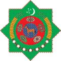 Titel: Wappen Turkmenistans